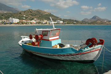 Fischerboot bei Plakias