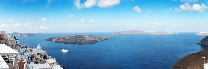 Santorini-Panoramablick