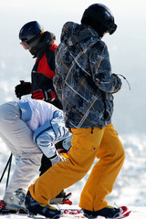 Winter  sports  skis   people   group