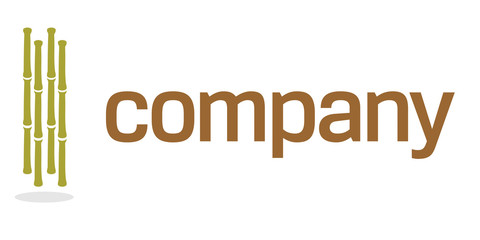 Natural Bamboo sticks logo