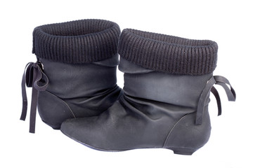 black boots