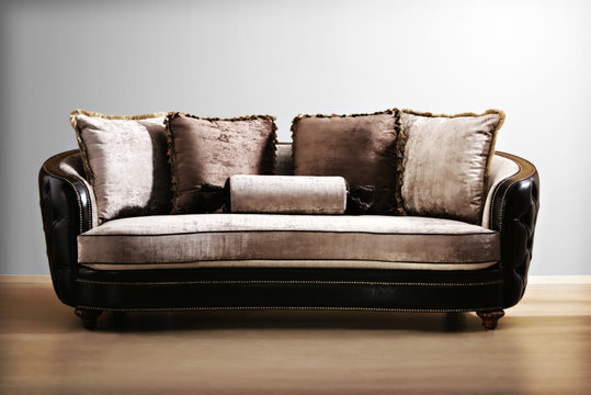 Isolated Vintage Couch