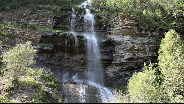 Cascada en el parque de Ordesa