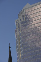 Obraz premium Church and Office building