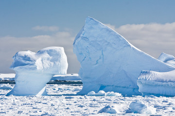 Antarctic glaciers - obrazy, fototapety, plakaty
