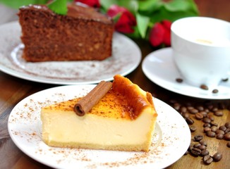 Käsekuchen,Schokoladenkuchen