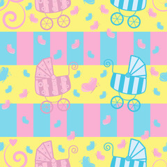 Seamless pattern for kids
