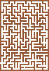 Brown labyrinth