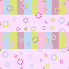 Seamless pattern with gifts