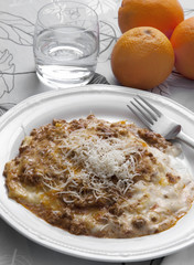 Lasagne con ragù