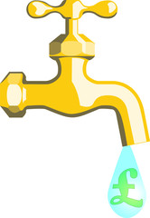 Vector cash flow tap