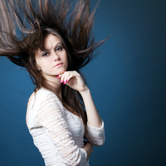 Fototapeta premium young beautiful girl