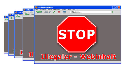 Illegaler Webinhalt