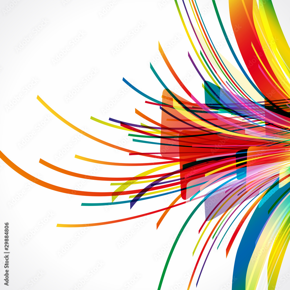 Aufkleber Multicolored background. Elements for design. Eps10.