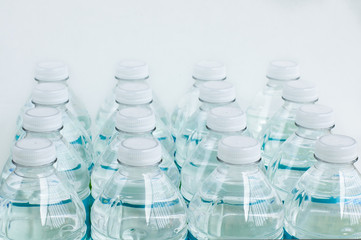 set of 16 bottles spring water
