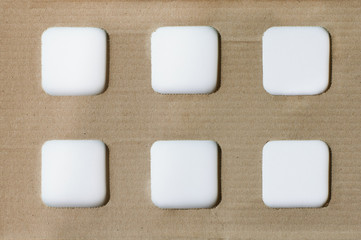 cartoon background with 6 windows