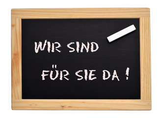 Obraz premium Tafel Schild // Concep Business // Dienstleistung