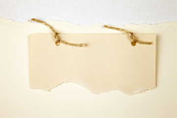 Ripped paper