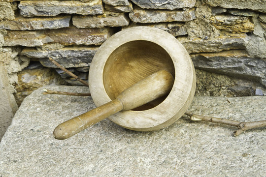 mortier artisanal pour cuisine