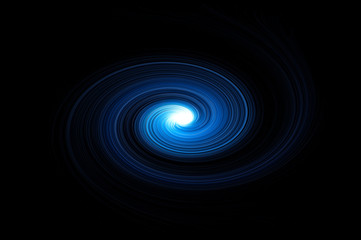 Blue background swirl