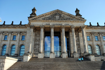 Fototapeta na wymiar Wejście Reichstag
