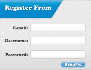 Vector Website Forms