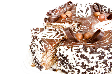 Chocolate cake.