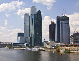 Moscow, modern buildings