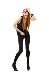 Fototapeta premium Girl in a dark makeup