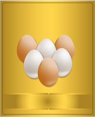 Easter congratulations gold