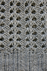 Detail Strickpullover mit Bund