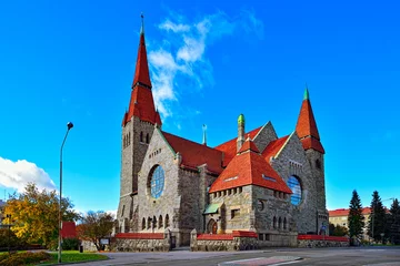 Foto op Plexiglas De kathedraal van Tampere © Igor Groshev