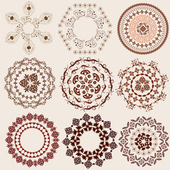 arabesque pattern set