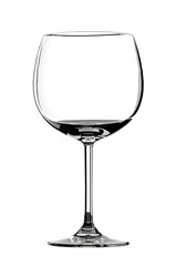 Empty wine glass