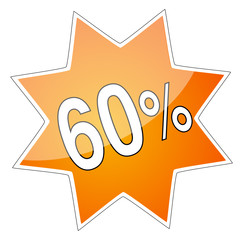 Stern 60% Button orange