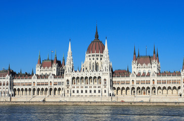 Fototapeta premium Budapest, the building of the Parliament