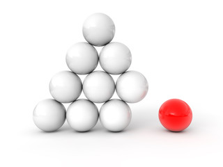 Pyramide boule