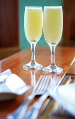 Traditional Chilean cocktail pisco sour containing pisco, lemon