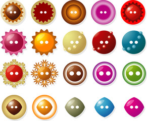 dressmaker's, buttons collection