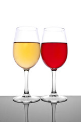Two wineglasses