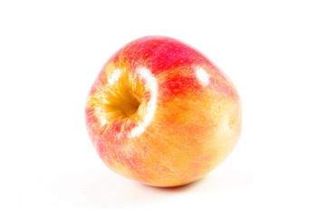 Fresh apple over white background