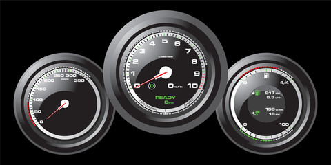 porshe 918 speedometer