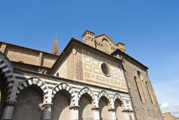 Fototapeta na wymiar Santa Maria Novella in Florence, Italy