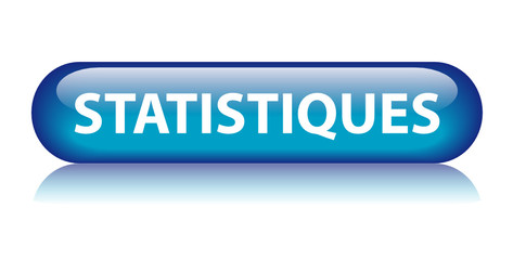 Bouton Web STATISTIQUES (données mathématiques graphique bleu)