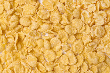background of corn flakes