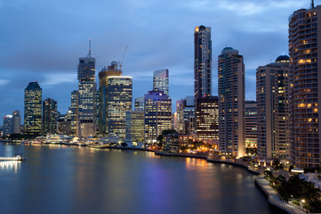 Fototapeta na wymiar Brisbane Skyline