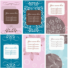Collection of vector business cards - 29926293