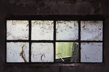 Fenster einer Stallung