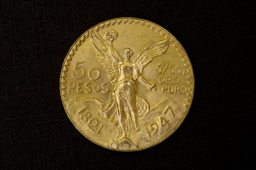 Gold coin from Mexico