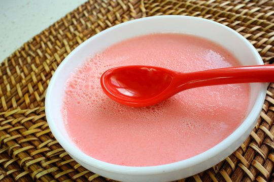 flan fraise, framboise